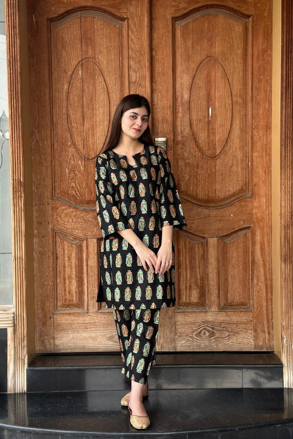 LAL - TIAN PRINTED 2PCS STITCHED