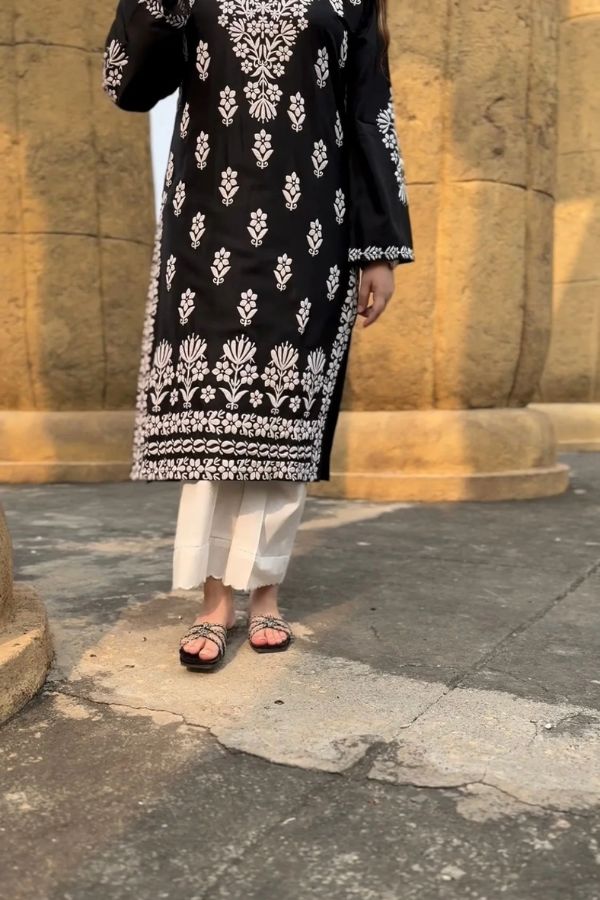 FOXY Embossed Indian Chicken Kari Kurti