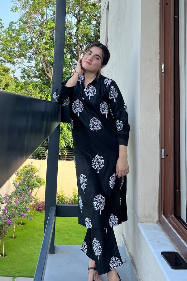 Elmora PRINTED 2PCS STITCHED