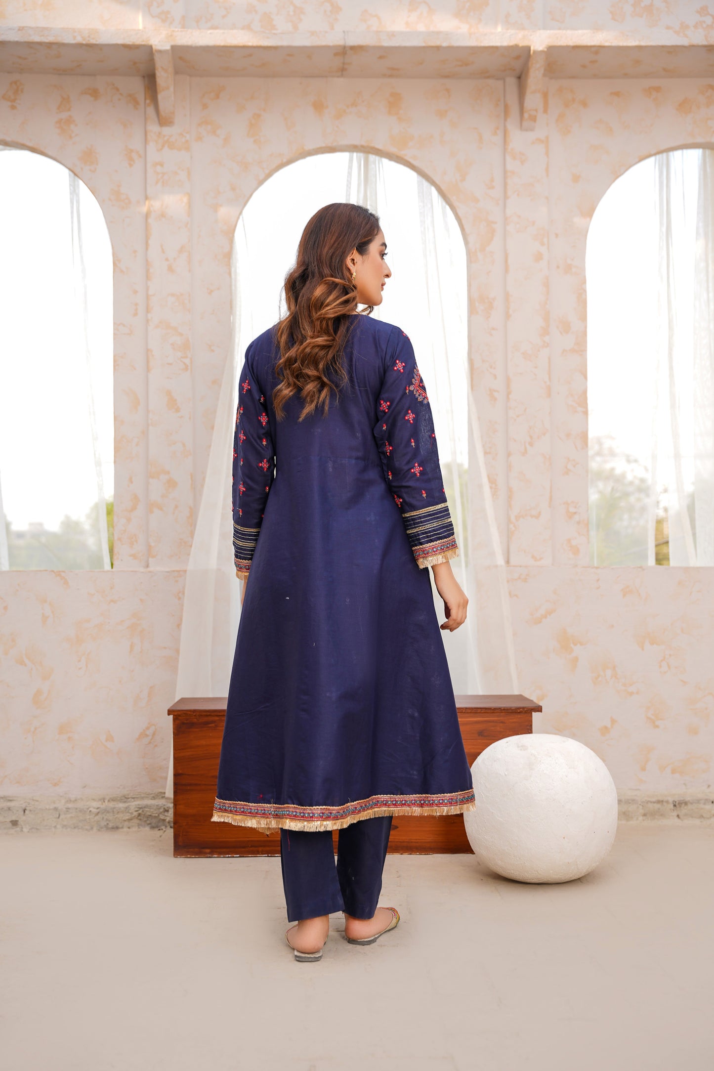 HAREEM 02 PC SUIT STITCHED