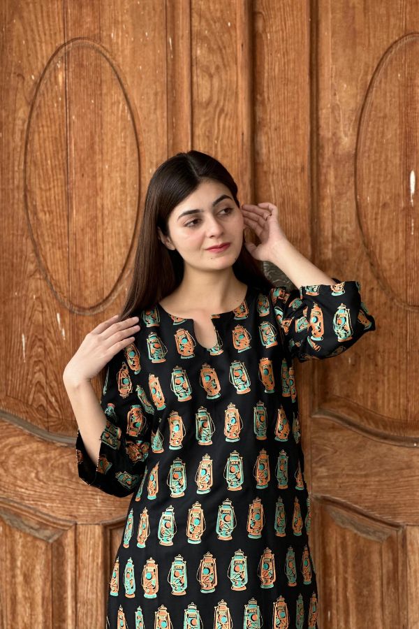 LAL - TIAN PRINTED 2PCS STITCHED