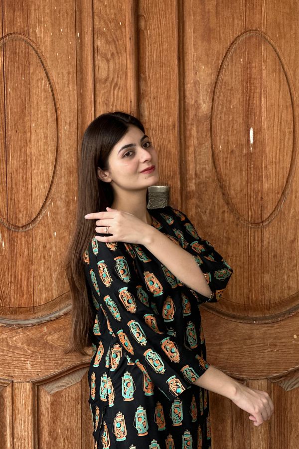 LAL - TIAN PRINTED 2PCS STITCHED