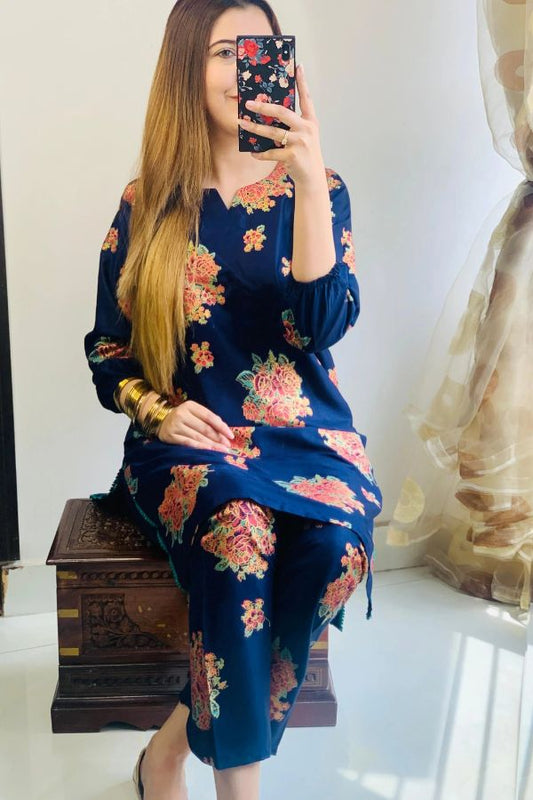 GULABAY-GUL PRINT 2PCS STITCHED