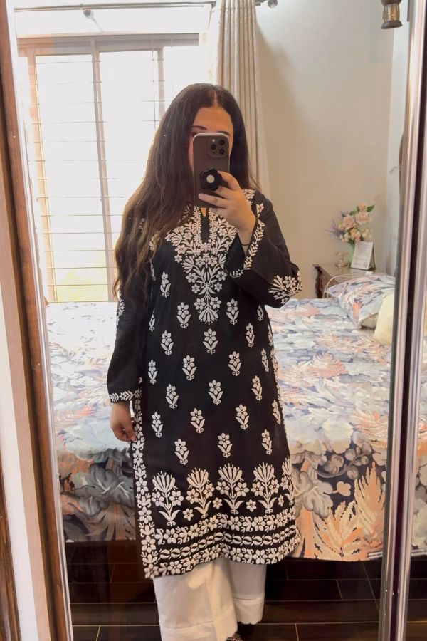 FOXY Embossed Indian Chicken Kari Kurti