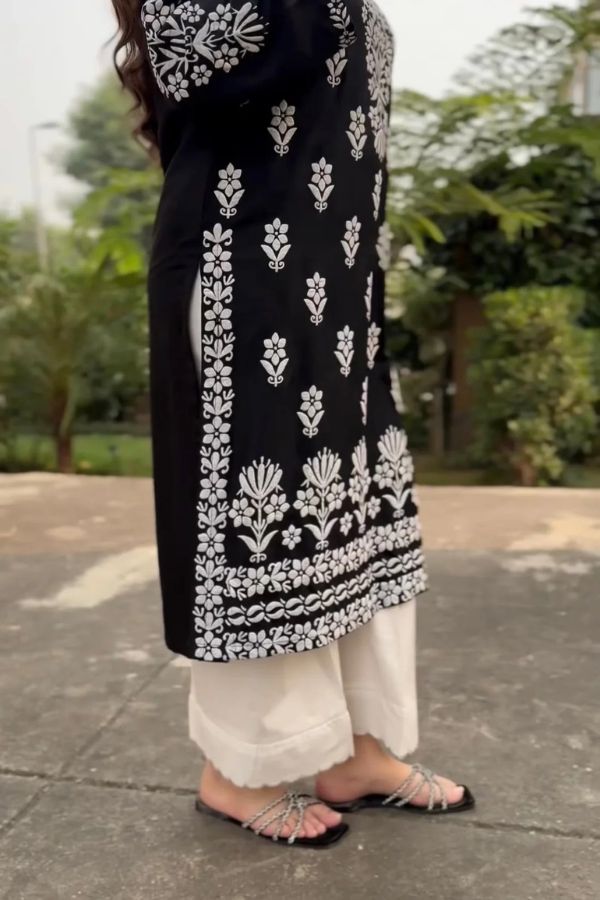 FOXY Embossed Indian Chicken Kari Kurti
