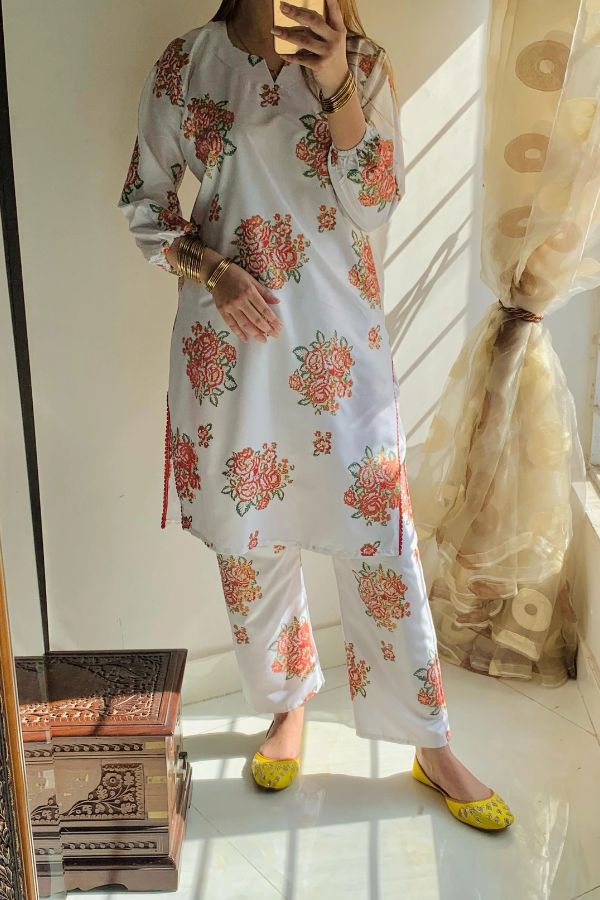 GULABAY-GUL PRINT 2PCS STITCHED