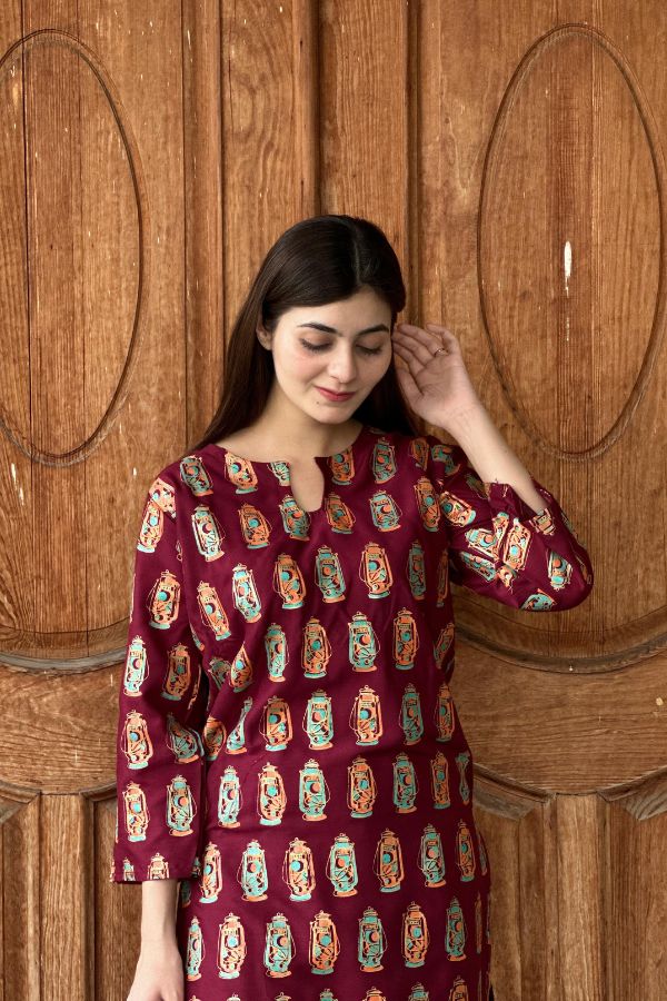 LAL - TIAN PRINTED 2PCS STITCHED