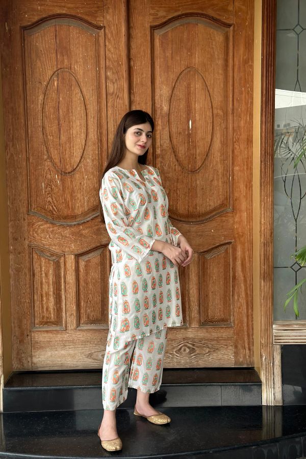 LAL - TIAN PRINTED 2PCS STITCHED