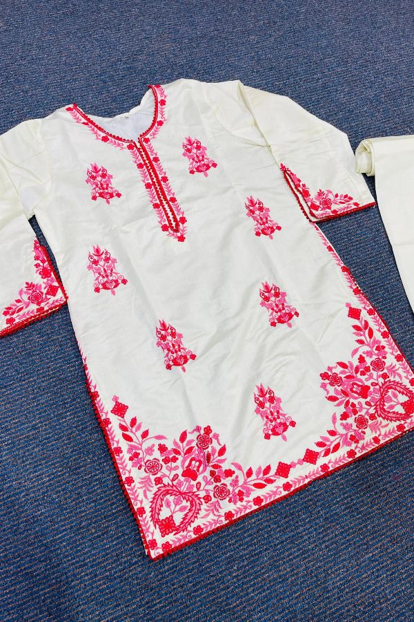 KHADDI NET STICHED 2PCS
