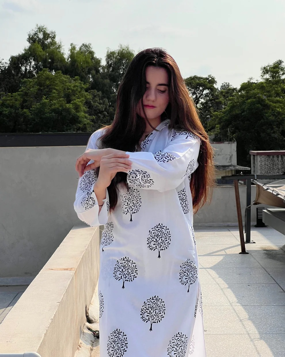 Elmora PRINTED 2PCS STITCHED